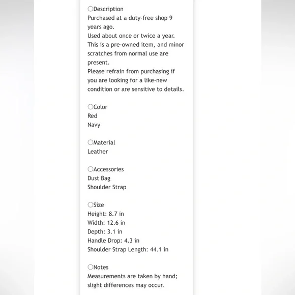 Gucci Red and Black Leather Satchel - Picture 7 of 7